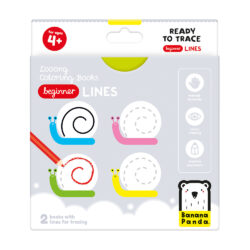 Looong Coloring Books Ready to Trace - Beginner Lines