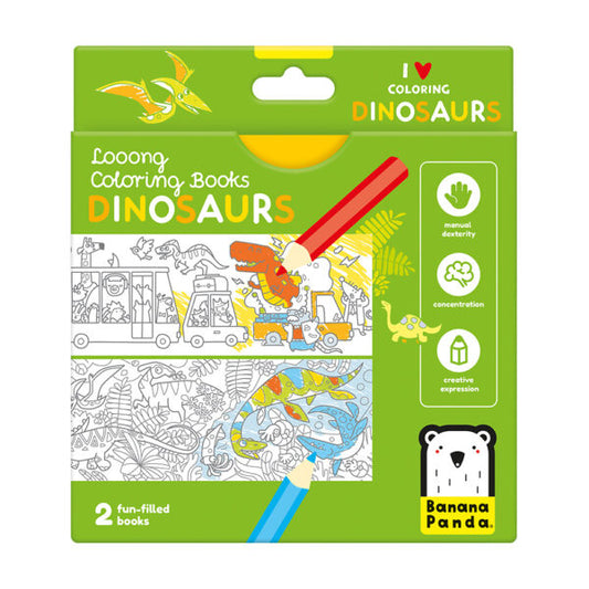 Looong Coloring Books - I Love Coloring Dinosaurs