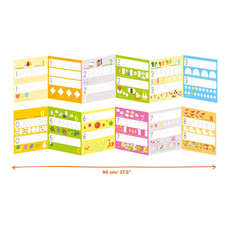 Looong Coloring Books - Ready to Write Numbers