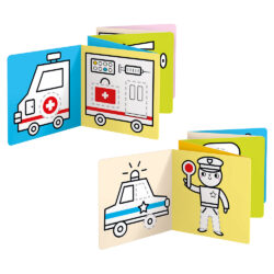 Looong Coloring Books Ready to Draw - Vehicles at Work