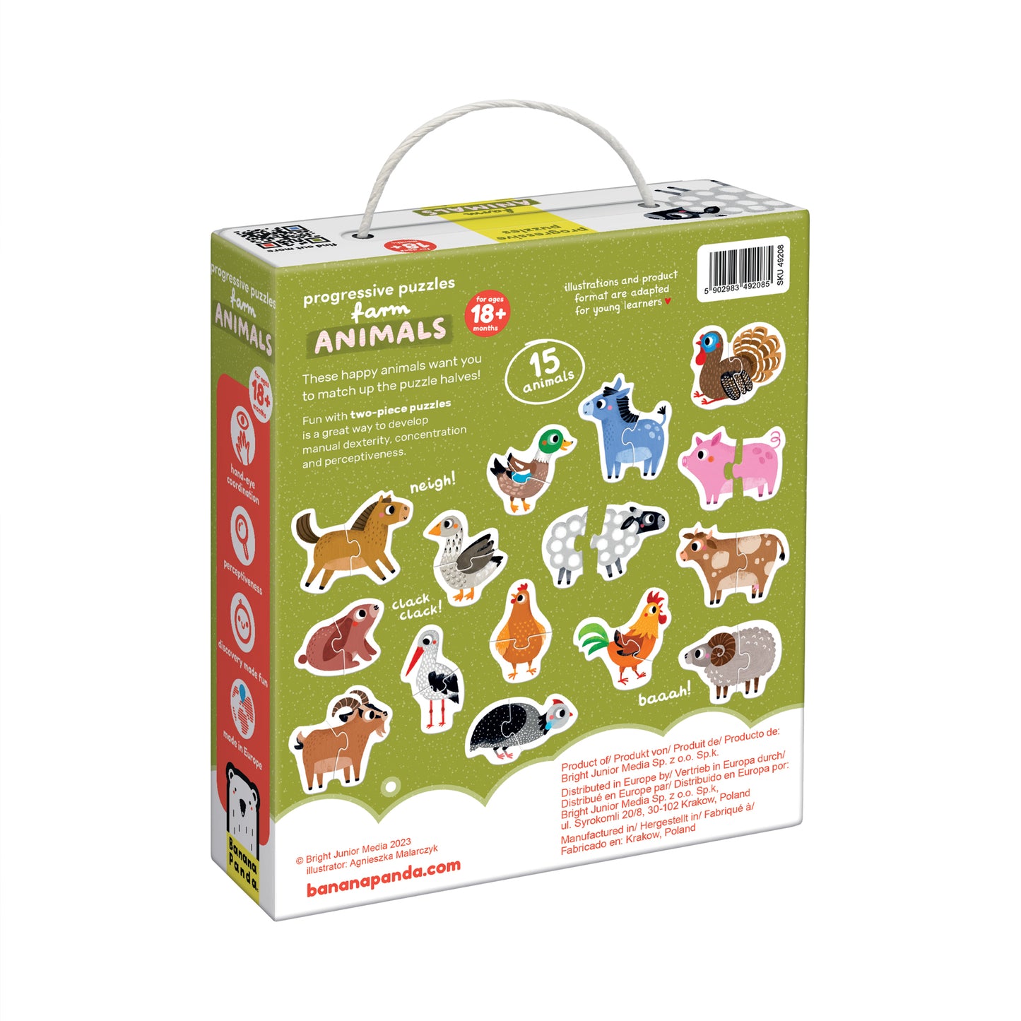 Progressive Puzzles Farm Animals