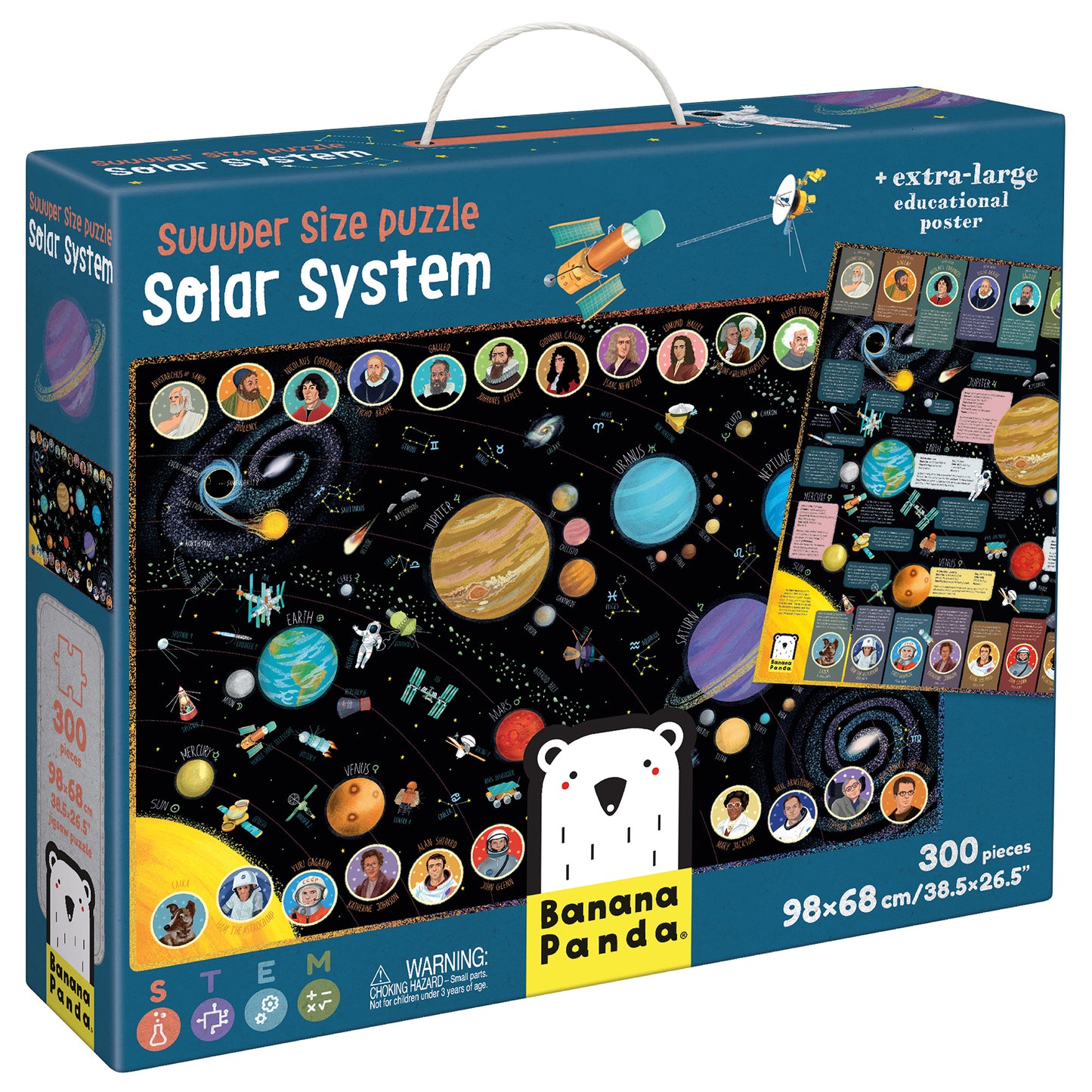 Dėlionė Suuuper Size Puzzle Solar System - Banana Panda