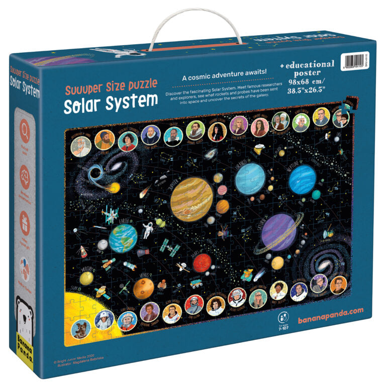 Dėlionė Suuuper Size Puzzle Solar System - Banana Panda